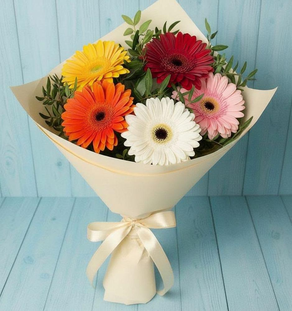 Букет цветов из: Герберы в Дедилово