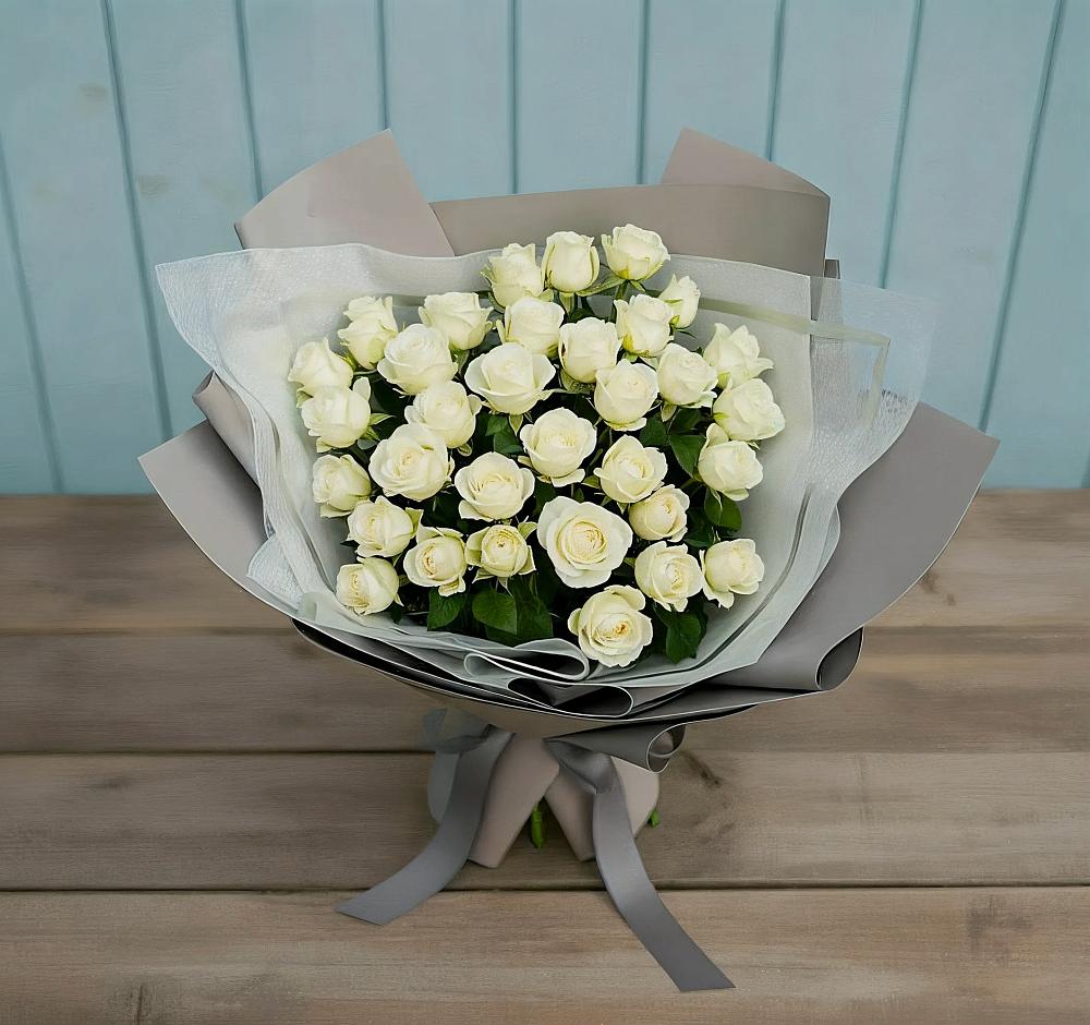 Букет Белоснежная нежность в Дедилово