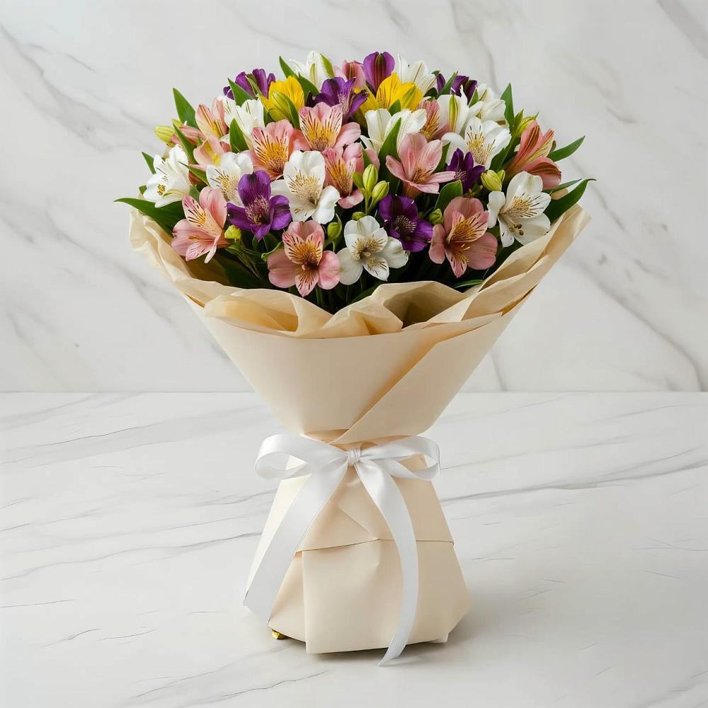 Букет цветов из: Альстромерии в Дедилово