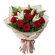 Букет цветов из:  Лилии и Розы в Дедилово