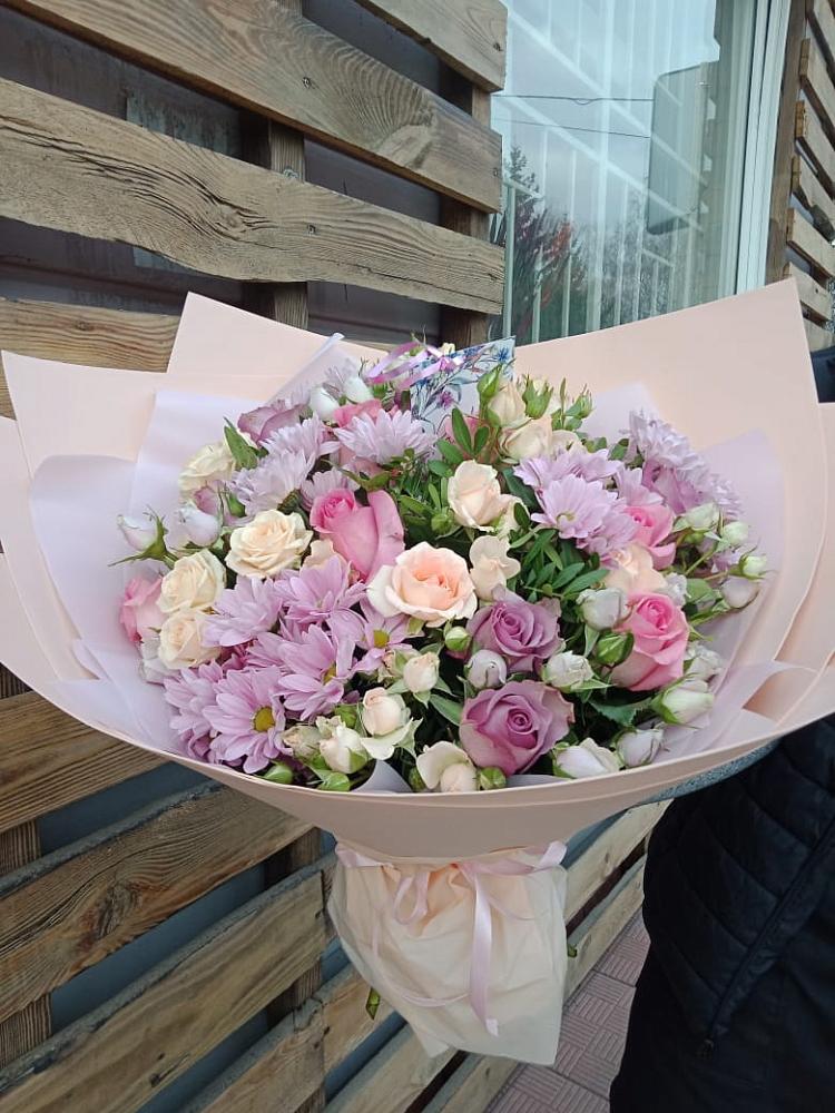 Букет цветов из: Розы и Хризантемы в Дедилово