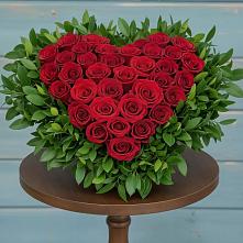 Цветочная композиция из Розы в виде сердца #REPLACE_PRED# Дедилово