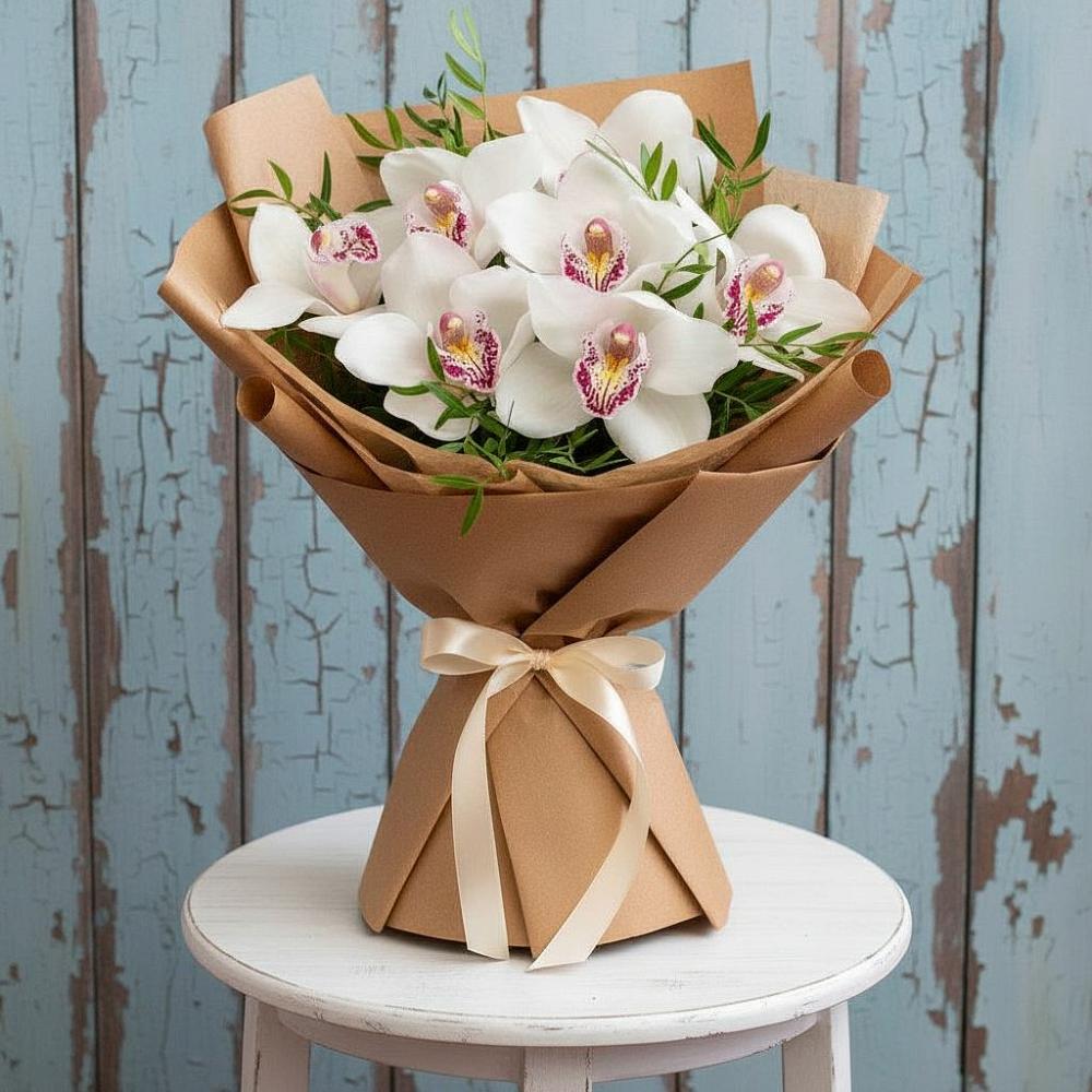 Букет цветов из: Орхидеи и Розы в Дедилово