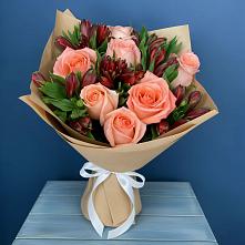 Букет цветов из:  Розы и Альстромерии в Дедилово