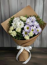 Букет цветов из:  Хризантемы и Розы в Дедилово