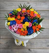 Букет цветов из:  Розы и Хризантемы в Дедилово