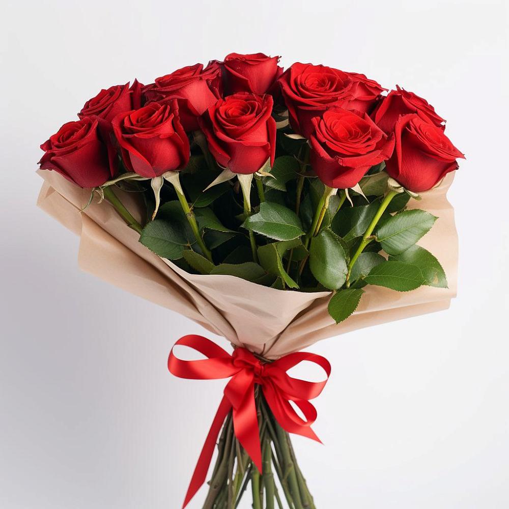 Букет 11 Красных роз Эдлесс Лав в Дедилово