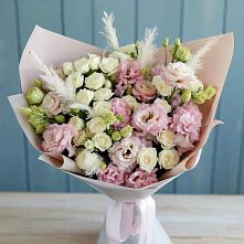 Букет цветов из:  Альстромерии и Розы в Дедилово